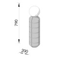 Торшер Navazi MONOCHROME medium floor lamp11
